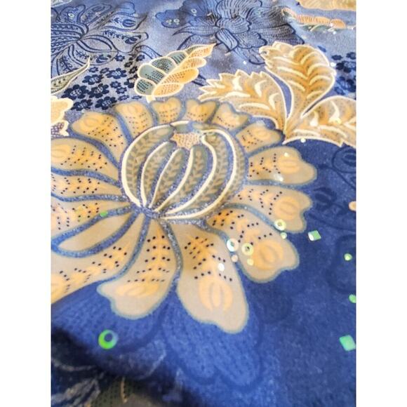 NWT Bob Mackie semi sheer poncho - Picture 4 of 8